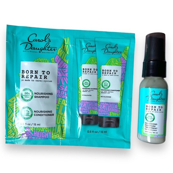 Carol's Daughter Born To Repair Shampoo Conditioner  & Treatment Sample Set - Picture 2 of 9